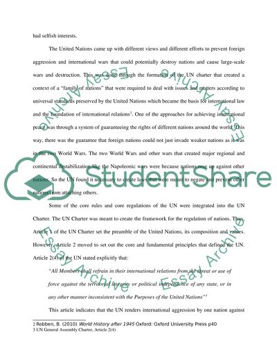 International Law Against Interventions