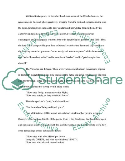 Elizabeth Barrett Brownings How do I love thee