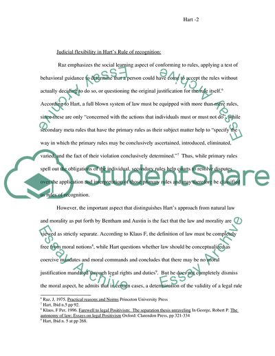 Judges as Lawmakers: Harts Rule of Recognition