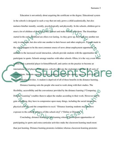 Is distance learning as good as classroom learning