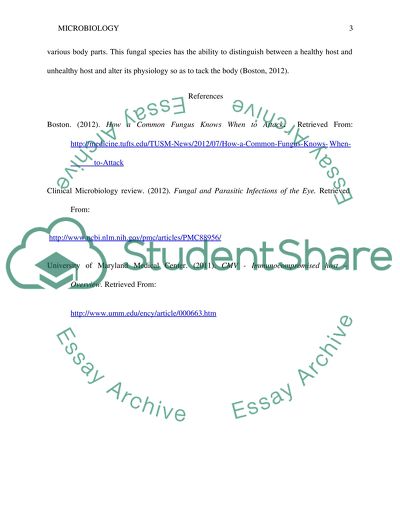 Viruses, Fungi and Parasites