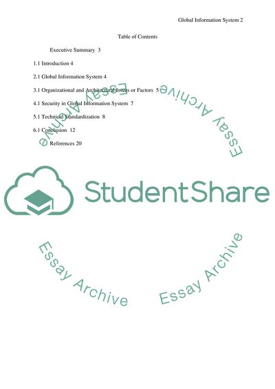 Global Information System