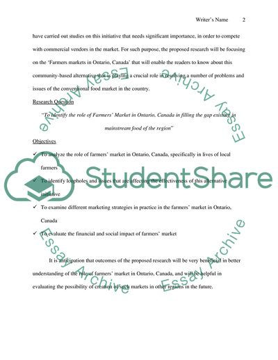 Farmers Markets in Ontario Canada