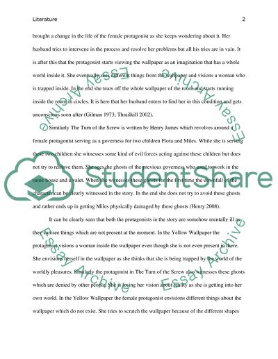 The Yellow Wallpaper and The Turn of the Screw