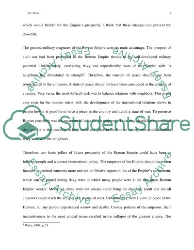 The Collapse of the Roman Empire