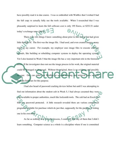 Interest in Computer Forensics