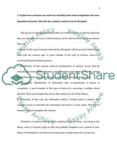 Psychology Lession3 and Part 2