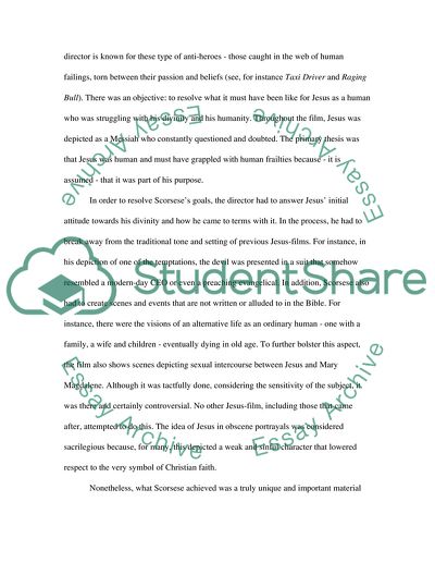 Development of motion picture