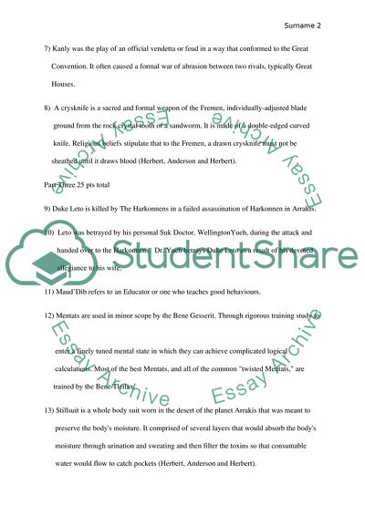 Desert Planet Arrakis