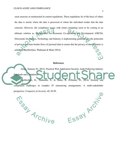 Cloud Audit and Compliance