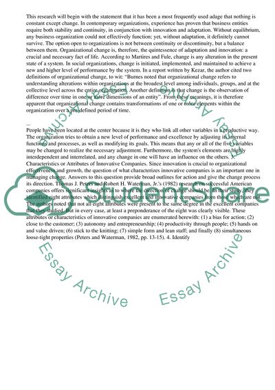 Compare And Contrast Essay Topics For High School Students Organizational Change Sample Proposal Essay also Proposal Essay Template Organizational Change Essay Example Topics And Well Written Essays Graduating High School Essay