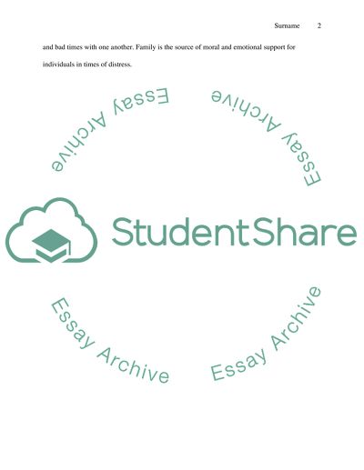 The Meaning of Family