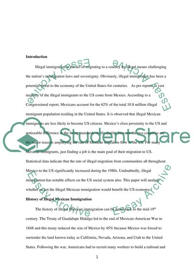 Is Illegal Immigration Beneficial to the US Economy