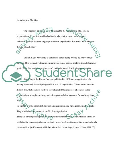 Different Aspects of Employee Relations