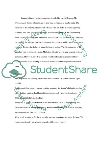 Prepare for a meeting