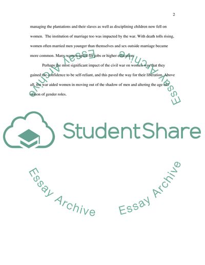 Impact of the Civil War