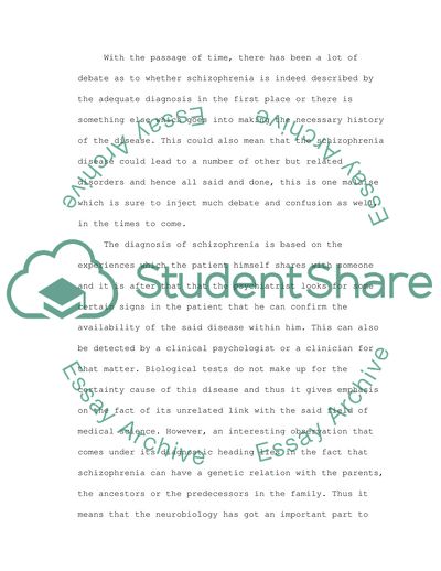 Schizophrenia is a Disease