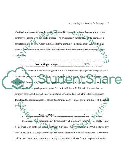 Accounting and finance for managers