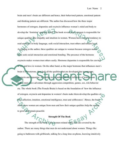 The Book The Female Brain by Louann Brizendine