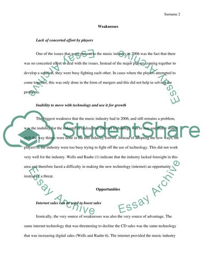 The Music Industry in 2006