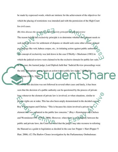 Administrative Law Issues