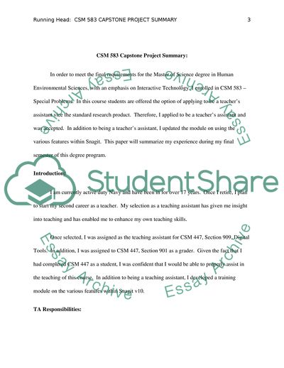 My Experience in the University of Alabamas College of Human Environmental Science