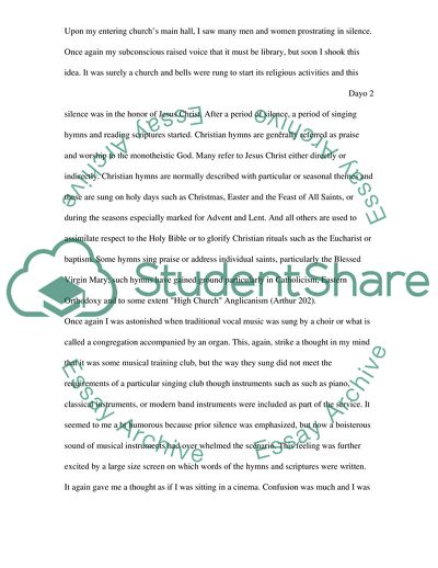 Experience of a Muslim Going Into a Church