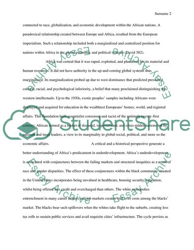 Economics of Race, Gender and Globalization