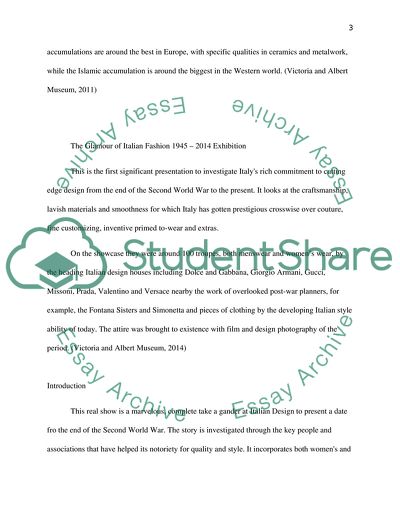 The Victoria and Albert Museum