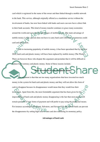 Will money disappear and what will replace it