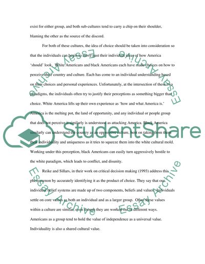 Cultural Intersections: Black and White People Groups in America