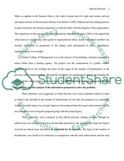 Writing Assignment - Model in Action