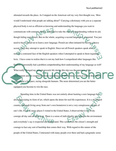 My Trip to the United States: A Life Changing Experience