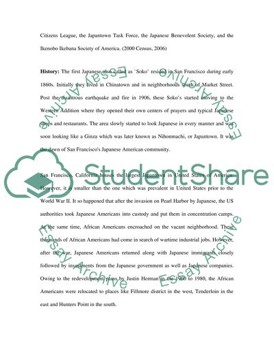 Japan Town in San Francisco