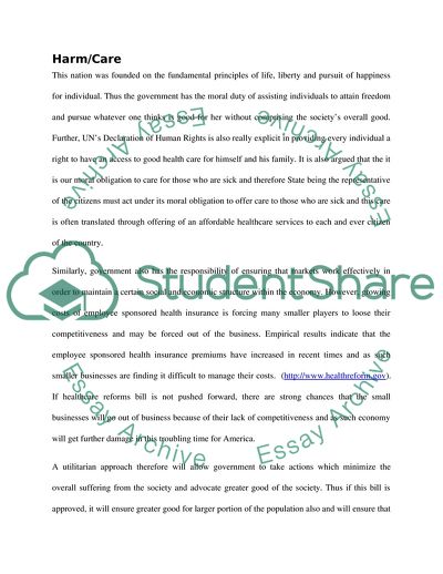 Affordable Health Care Coverage for All Americans