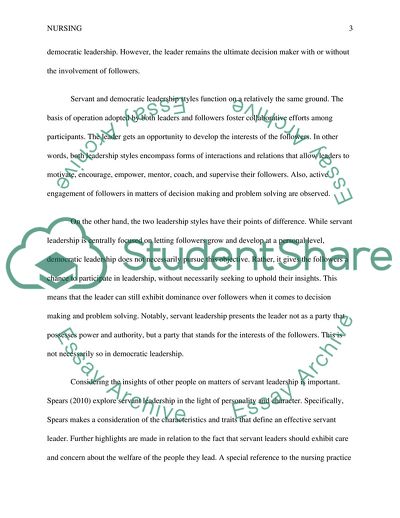 Becoming a Servant Leader