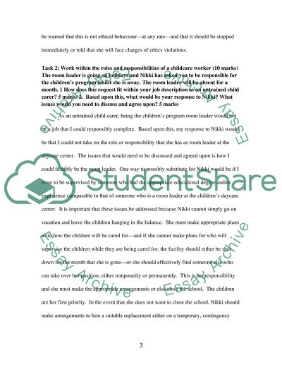 Work within a Legal and Ethical Framework