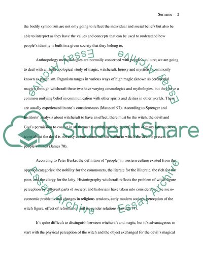 The Witch-Hunt in Early Modern Europe