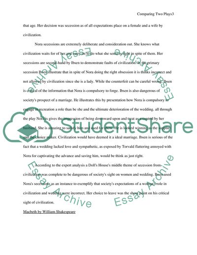 Comparing Two Plays for a Theatre Class