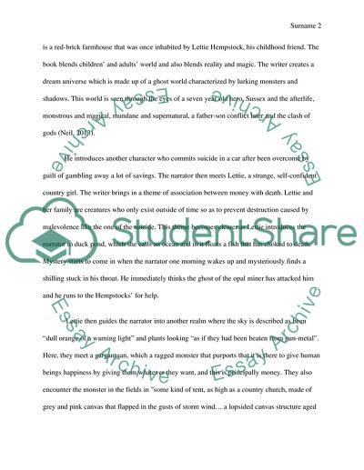 Analysis of Neil Gaiman Novels