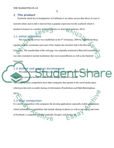 Marketing Strategies - Facebook