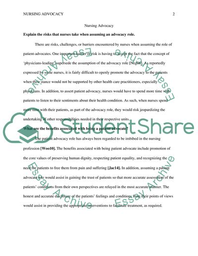 Nursing Advocacy