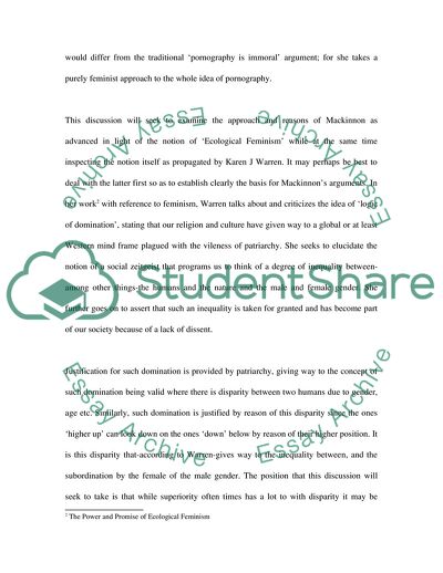 Pornography and Ethics