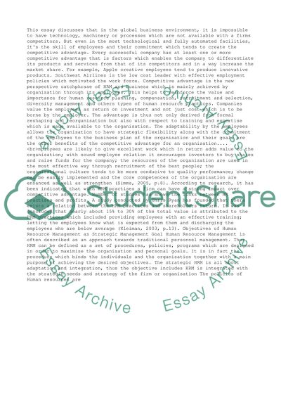 Why is Human Resource Management Important