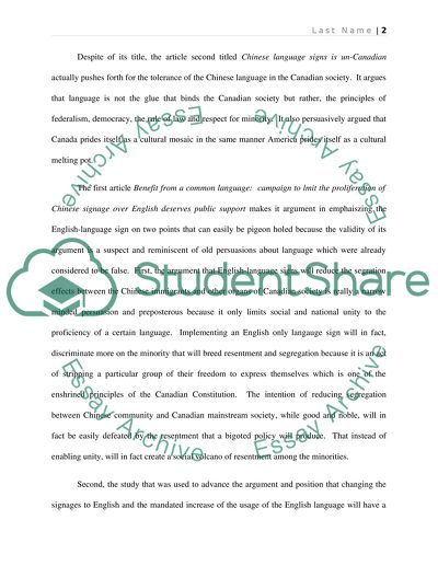 Critique of Two Articles