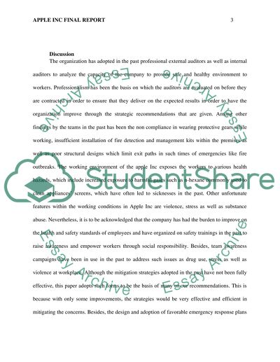 Health and Safety Practices Plan (Part Six) Health and Safety Monitoring and Final Summary