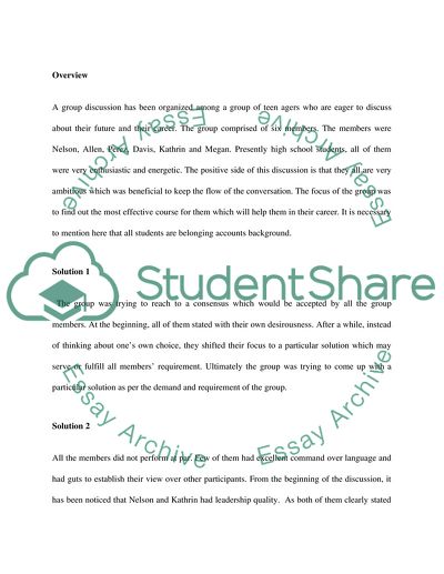 Analzying group process