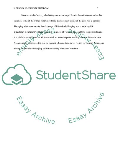 African American Freedom