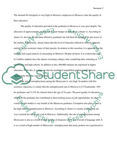 The Economy of Morocco