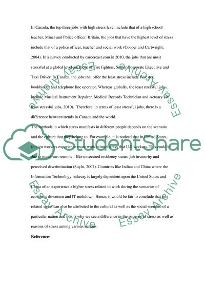 Managing Stress: Emotion and Power at Work